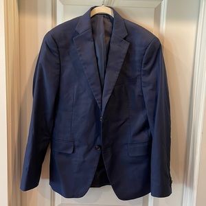 NAVY ALFANI SLIM FIT SUIT JACKET 36S